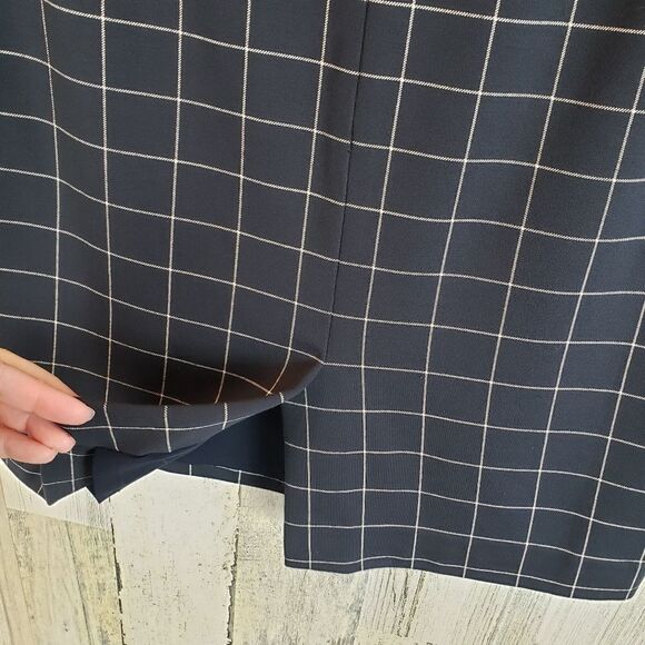Ann Taylor Window Pane Skirt Sz 4 - Picture 2 of 5